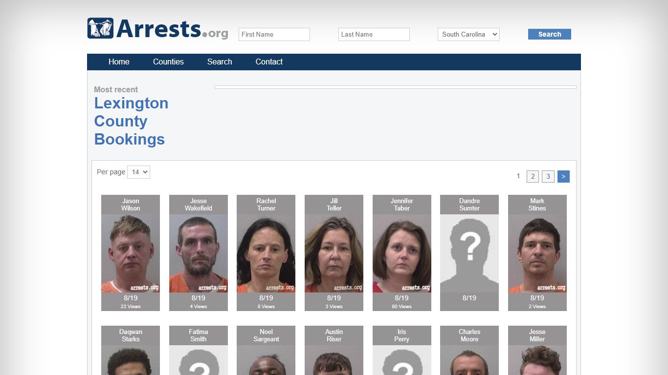 Lexington County Arrests and Inmate Search